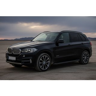 Side Steps Allmond Black (2 pcs, Aluminum) BMW X5 F15 2013-2018 photo 1