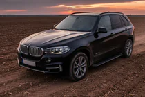 BMW X5 F15 2013-2018 Side Steps Tayga Black (2 pcs, Aluminum) photo 1