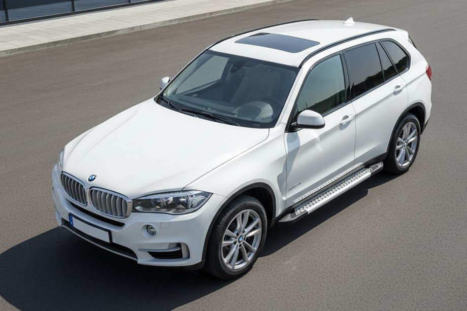 BMW X5 F15 2013-2018 Side Steps Vision New Grey (2 pcs, Aluminum) Image
