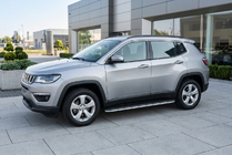Jeep Compass 2016- Side Steps Bosphore Grey (2 pcs, Aluminum) photo 1