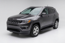 Jeep Compass 2016- Side Steps Bosphore Black (2 pcs, Aluminum) photo 1