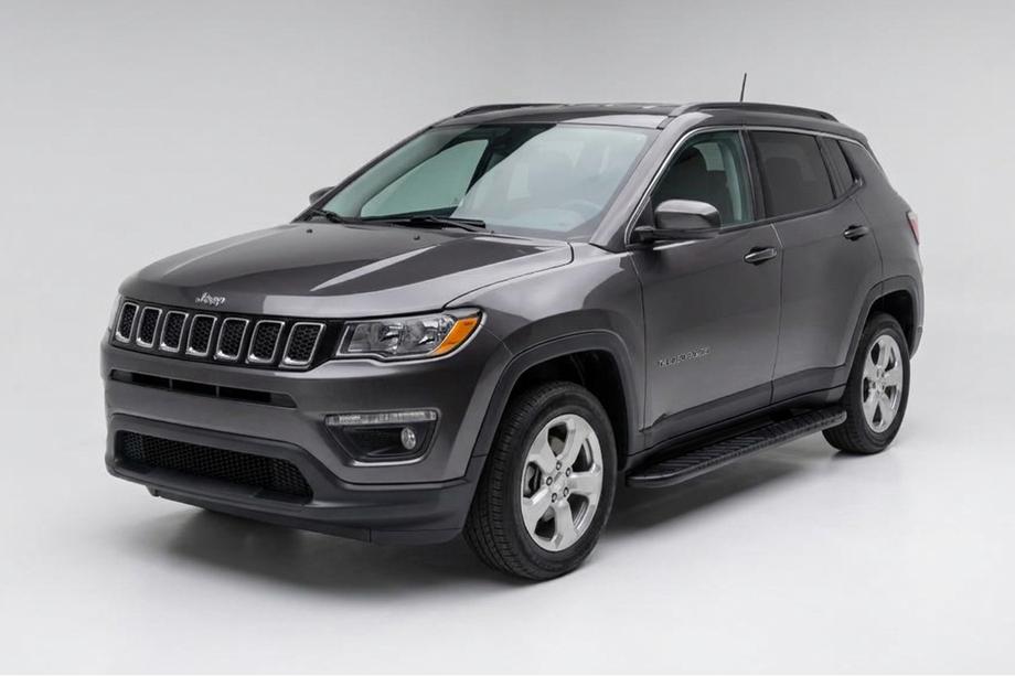 Jeep Compass 2016- Side Steps Bosphore Black (2 pcs, Aluminum) Image