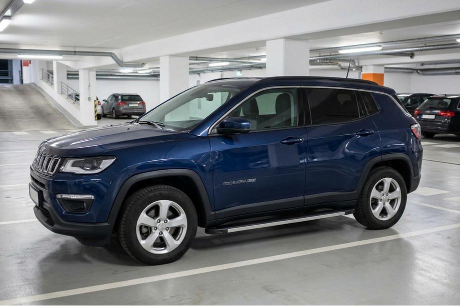Jeep Compass 2016- Side Steps Maya V1 (2 pcs, Aluminum) Image