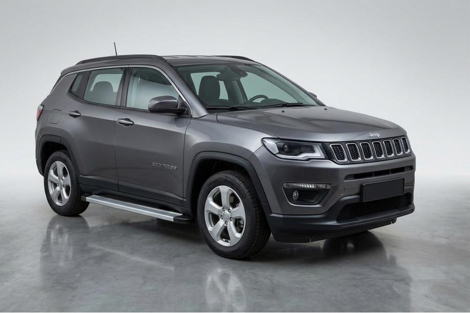 Jeep Compass 2016- Side Steps Maya V2 (2 pcs, Aluminum) Image