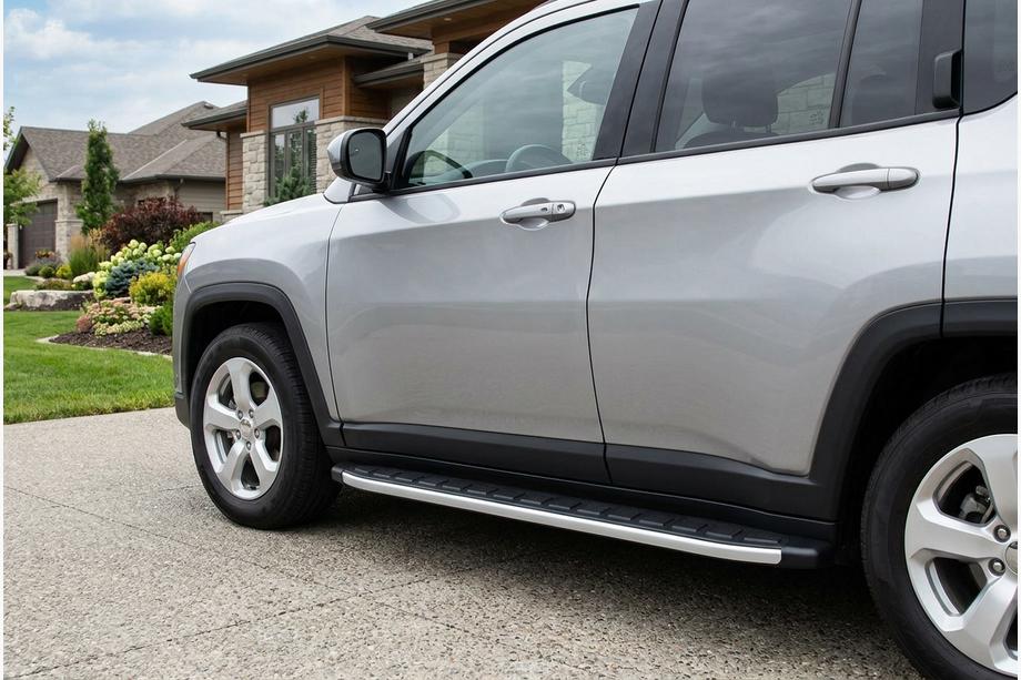 Jeep Compass 2016- Side Steps Fullmond (2 pcs, Aluminum) Image