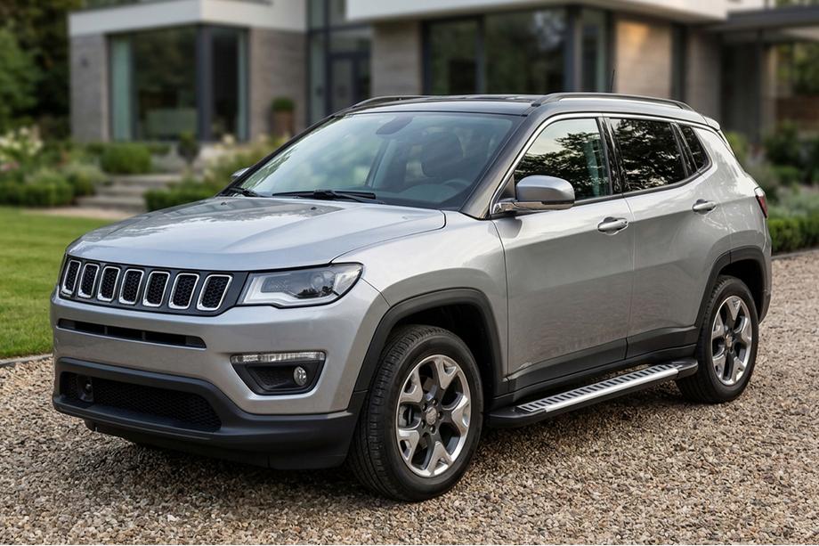 Jeep Compass 2016- Side Steps Line (2 pcs, Aluminum) Image