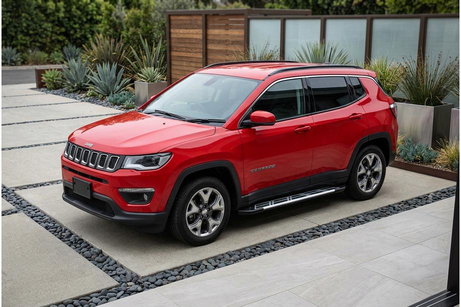 Jeep Compass 2016- Side Steps Sunrise (2 pcs, Aluminum) Image