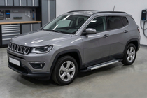 Jeep Compass 2016- Side Steps Vision New Grey (2 pcs, Aluminum) photo 1