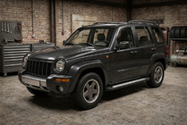 Jeep Cherokee/Liberty 2002-2007 Side Steps Vision New Black (2 pcs, Aluminum) photo 1