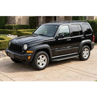 Side Steps Boshpore Grey (2 pcs, Aluminum) Jeep Cherokee/Liberty 2002-2007 photo 1