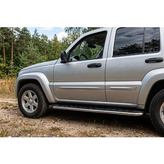 Side Steps Maydos V1 (2 pcs, Aluminum) Jeep Cherokee/Liberty 2002-2007 photo 1