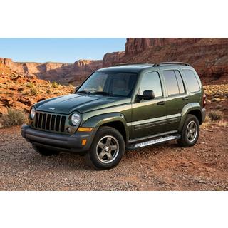Side Steps Allmond Grey (2 pcs, Aluminum) Jeep Cherokee/Liberty 2002-2007 photo 1