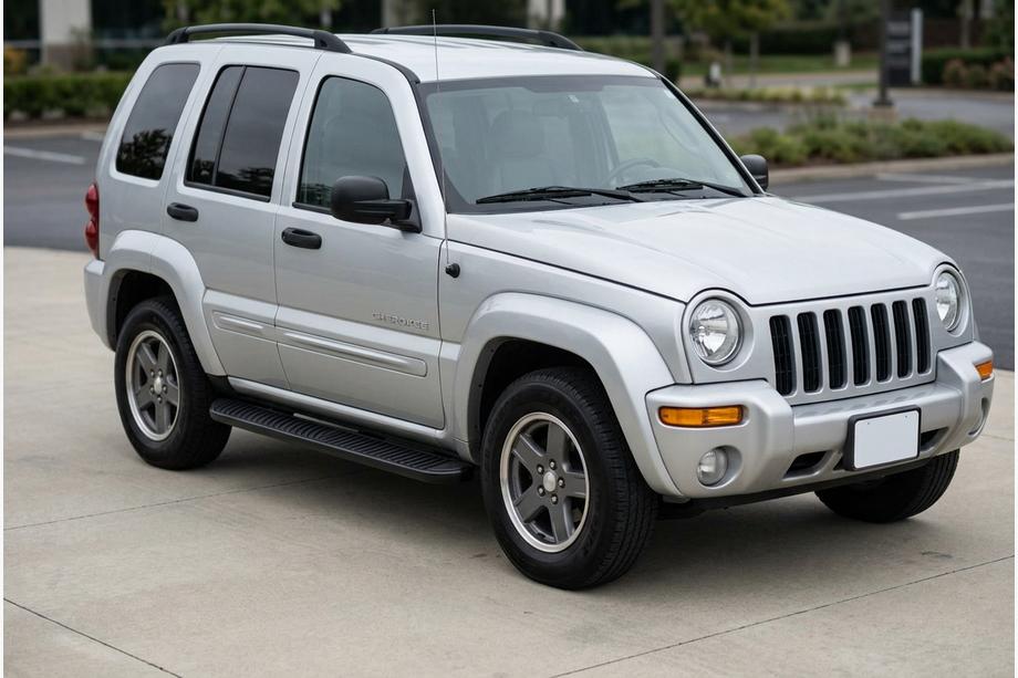 Jeep Cherokee/Liberty 2002-2007 Side Steps Tayga Black (2 pcs, Aluminum) Image