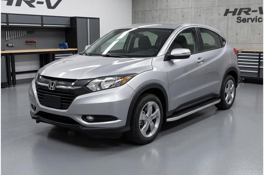 Honda HR-V 2014-2021 Side Steps Tayga Grey (2 pcs, Aluminum) Image