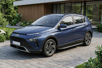 Hyundai Bayon 2021- Side Steps Bosphore Grey (2 pcs, Aluminum) photo 1