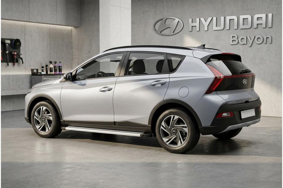 Hyundai Bayon 2021- Side Steps Maya V2 (2 pcs, Aluminum) Image