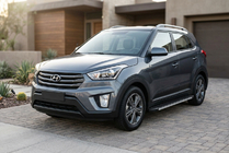 Hyundai Creta 2014-2020 Side Steps Maya V1 (2 pcs, Aluminum) photo 1