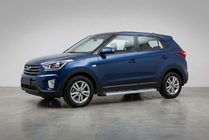 Hyundai Creta 2014-2020 Side Steps Maya V2 (2 pcs, Aluminum) photo 2