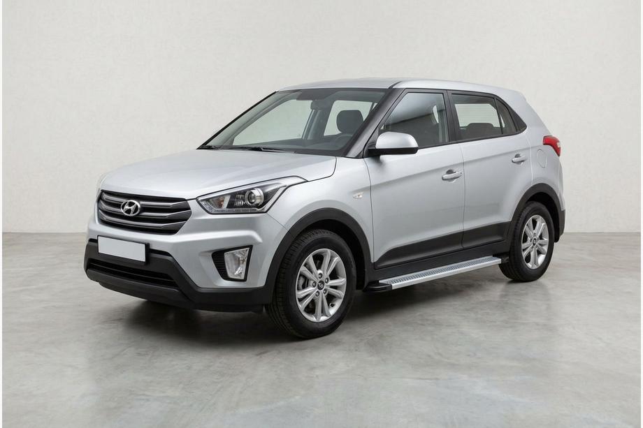 Hyundai Creta 2014-2020 Side Steps Maya V2 (2 pcs, Aluminum) Image
