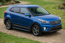 Hyundai Creta 2014-2020 Side Steps Maya Blue (2 pcs, Aluminum) photo 1