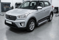 Hyundai Creta 2014-2020 Side Steps Rainbow (2 pcs, Aluminum) photo 1