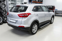 Hyundai Creta 2014-2020 Side Steps Fullmond (2 pcs, Aluminum) photo 2