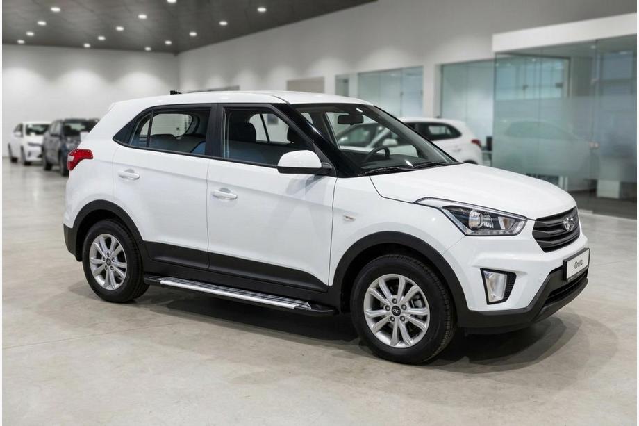 Hyundai Creta 2014-2020 Side Steps Line (2 pcs, Aluminum) Image