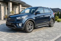 Hyundai Creta 2014-2020 Side Steps Vision New Black (2 pcs, Aluminum) photo 1