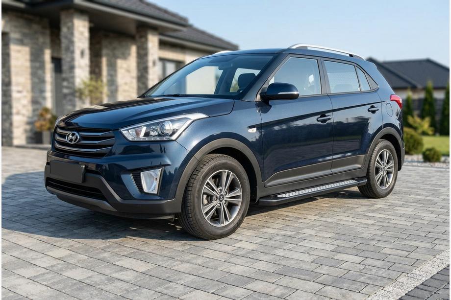 Hyundai Creta 2014-2020 Side Steps Vision New Black (2 pcs, Aluminum) Image