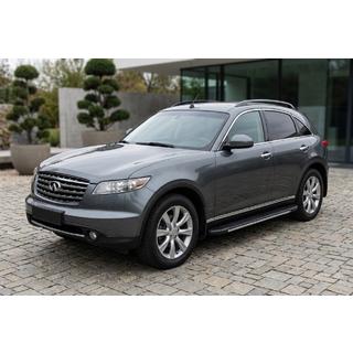 Side Steps Bosphore Grey (2 pcs, Aluminum) Infiniti FX 2003-2008 photo 1