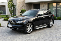 Infiniti FX 2003-2008 Side Steps Maya V2 (2 pcs, Aluminum) photo 1