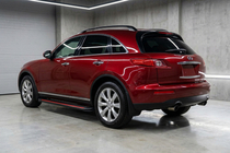 Infiniti FX 2003-2008 Side Steps Maya Red (2 pcs, Aluminum) photo 1
