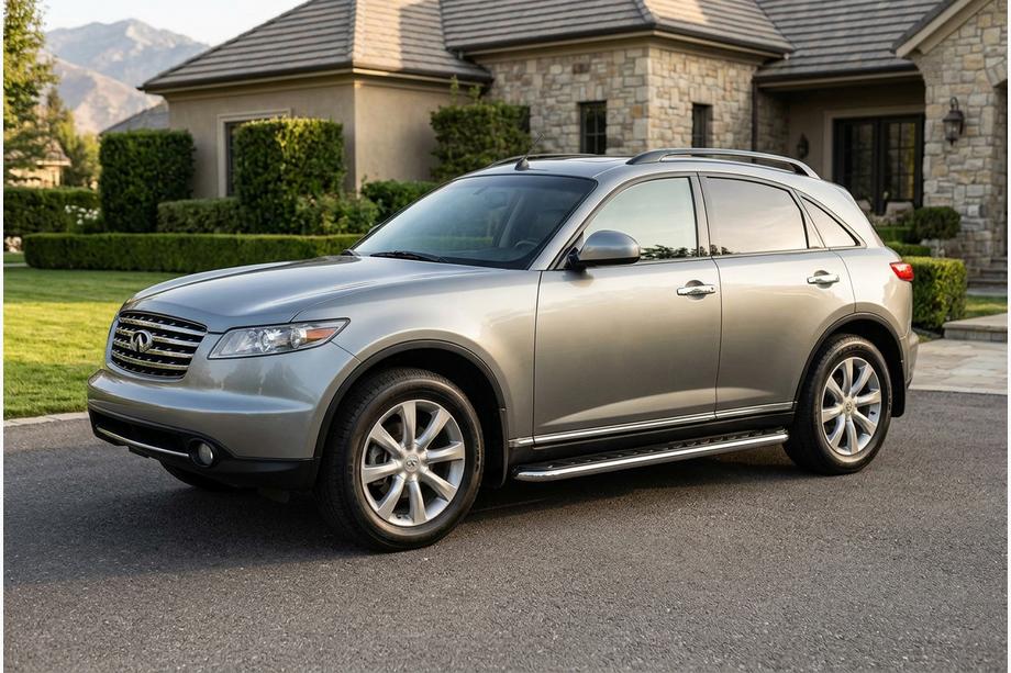 Infiniti FX 2003-2008 Side Steps Maydos V1 (2 pcs, Aluminum) Image