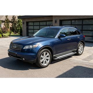 Side Steps Rainbow (2 pcs, Aluminum) Infiniti FX 2003-2008 photo 1
