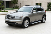Infiniti FX 2003-2008 Side Steps Mevsim Grey (2 pcs, Aluminum) photo 1