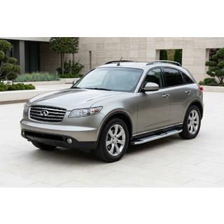 Side Steps Mevsim Grey (2 pcs, Aluminum) Infiniti FX 2003-2008 photo 1