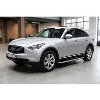 Side Steps Tayga Grey (2 pcs, Aluminum) Infiniti FX 2003-2008 photo 1