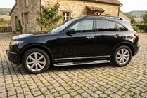 Infiniti FX 2003-2008 Side Steps Tayga V2 (2 pcs, Aluminum) photo 1