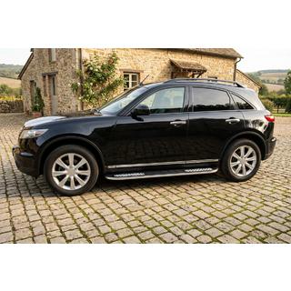 Side Steps Tayga V2 (2 pcs, Aluminum) Infiniti FX 2003-2008 photo 1
