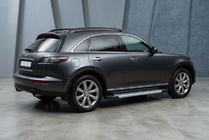 Infiniti FX 2003-2008 Side Steps Vision New Grey (2 pcs, Aluminum) photo 1