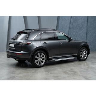 Side Steps Vision New Grey (2 pcs, Aluminum) Infiniti FX 2003-2008 photo 1