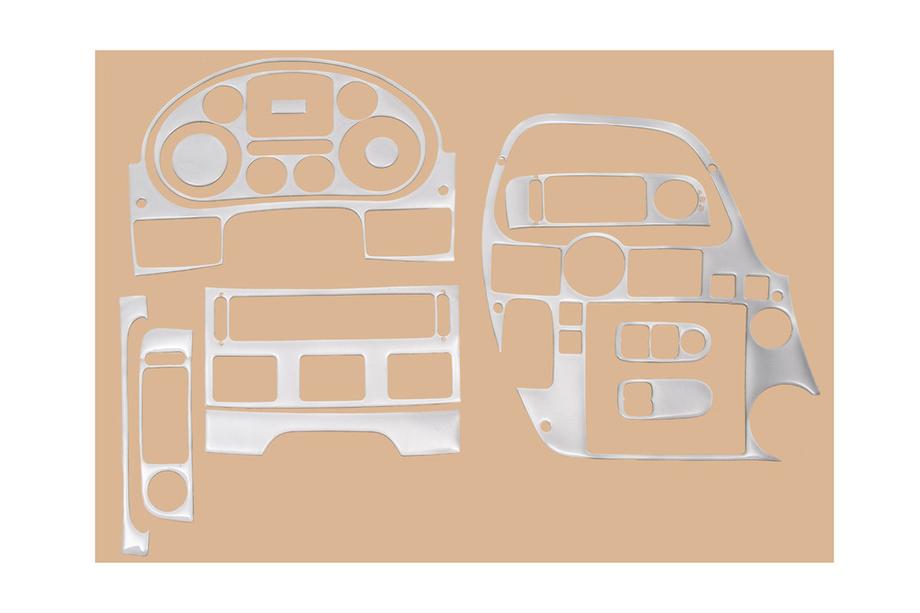 DAF XF105 2005-2013 Dashboard Trim (Aluminum Look) Image