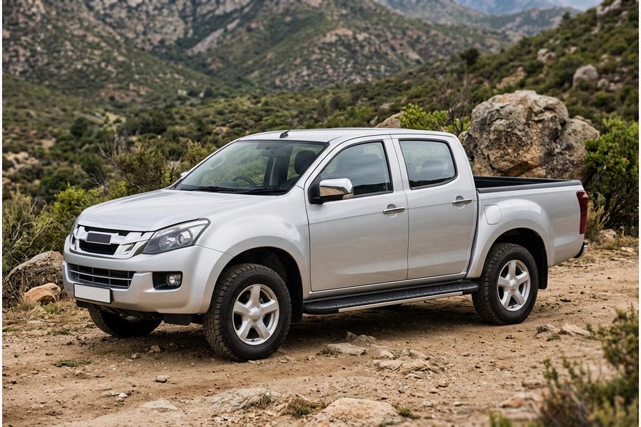 Isuzu D-Max 2011-2019 Side Steps Bosphore Grey (2 pcs, Aluminum) Image