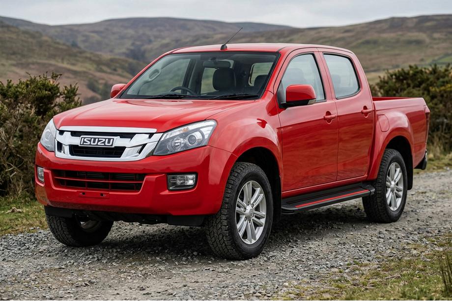 Isuzu D-Max 2011-2019 Side Steps Maya Red (2 pcs, Aluminum) Image