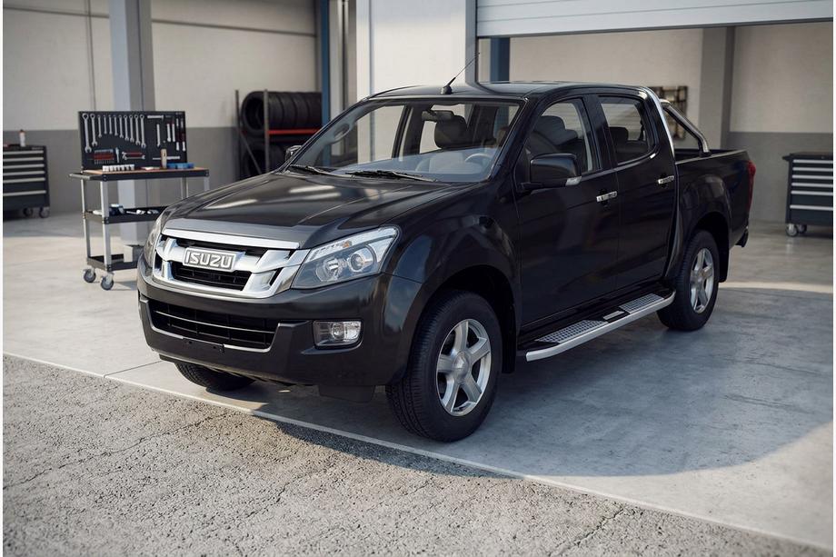 Isuzu D-Max 2011-2019 Side Steps Mevsim Grey (2 pcs, Aluminum) Image