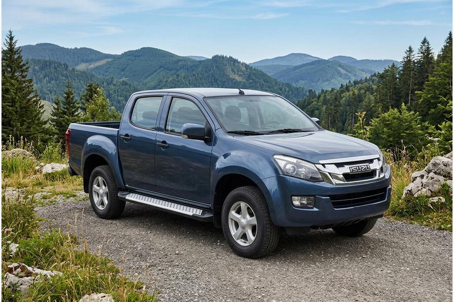 Isuzu D-Max 2011-2019 Side Steps Allmond Grey (2 pcs, Aluminum) Image