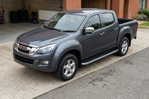 Isuzu D-Max 2011-2019 Side Steps Tayga Grey (2 pcs, Aluminum) photo 1