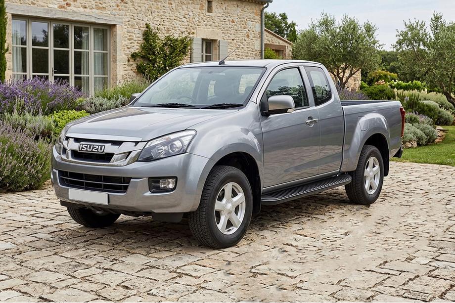 Isuzu D-Max 2011-2019 Side Steps Tayga Black (2 pcs, Aluminum) Image