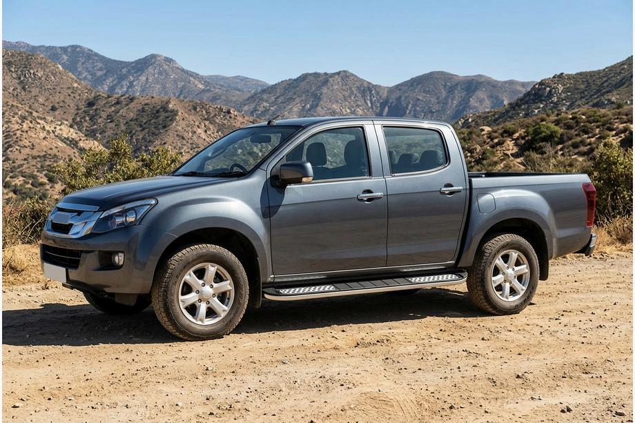 Isuzu D-Max 2011-2019 Side Steps Tayga V2 (2 pcs, Aluminum) Image