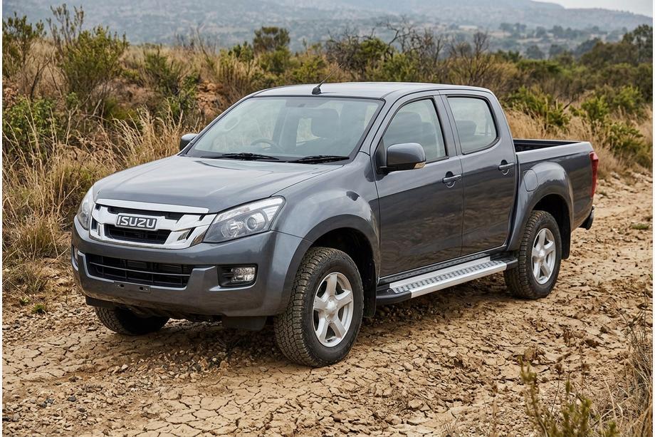 Isuzu D-Max 2011-2019 Side Steps Vision New Grey (2 pcs, Aluminum) Image